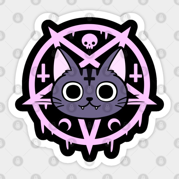 Black Meowgic | Nikury Sticker by Nikury